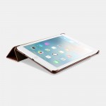 Θήκη ICARER FOLIO Δερμάτινη VINTAGE για NEW APPLE iPad 9.7 2017,2018 - ΚΑΦΕ - RID-707BN