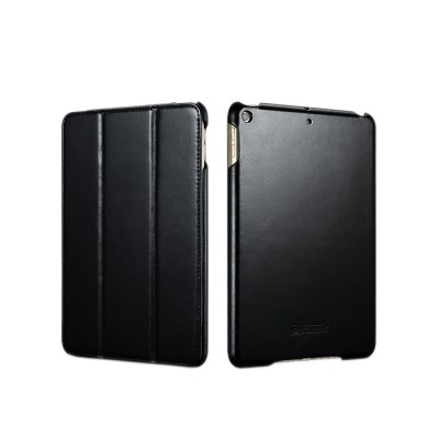 Case ICARER FOLIO Leather VINTAGE for iPad MINI 5 2019 - BLACK - RID-799BK