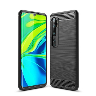 Θήκη TECH PROTECT CARBON  για XIAOMI MI NOTE 10, 10 PRO - ΜΑΥΡΟ