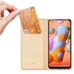 Θήκη DUX DUCIS SkinPro Folio Wallet για Samsung Galaxy M11 2020 - ΜΑΥΡΟ