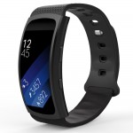 Tech Protect SMOOTH λουράκι για Samsung galaxy GEAR FIT 2 smartwatch - ΜΑΥΡΟ