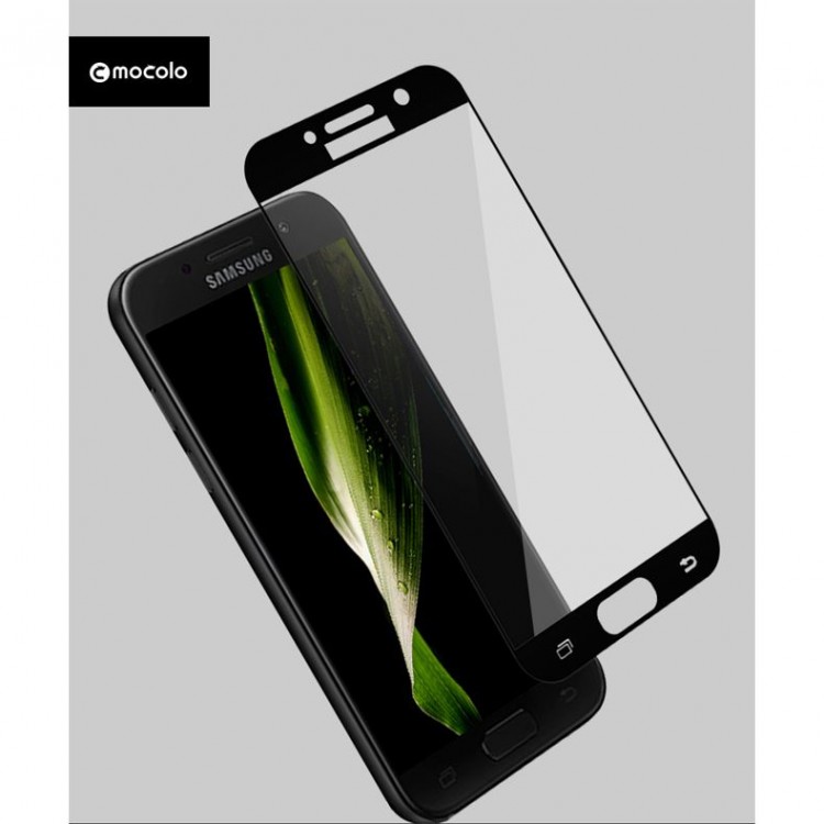 Γυαλί προστασίας Fullcover BS MOCOLO TG+3D 0.3MM Tempered Glass για Samsung Galaxy A8 2018 - ΜΑΥΡΟ 