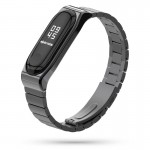 Tech Protect STEELBAND BRACELET λουράκι για XIAOMI MI BAND 5 smartwatch - ΜΑΥΡΟ