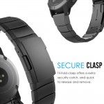 Tech Protect STEELBAND μπρασελέ για GARMIN FENIX 3/5X/3HR/5X PLUS (26MM) smartwatch - ΜΑΥΡΟ