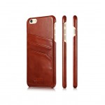 Θήκη iCarer Card Leather Series για iPhone 6 Plus 6s PLUS - ΚΑΦΕ