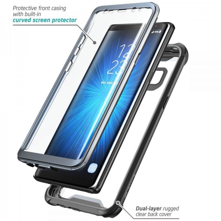 Θήκη I-BLASON SUPCASE ARES για SAMSUNG GALAXY NOTE 8 - MAYΡΗ