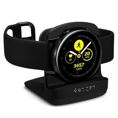 Spigen SGP S351 βάση για SAMSUNG GALAXY WATCH ACTIVE 1, 2 night Stand - ΜΑΥΡΟ - 616MP26284