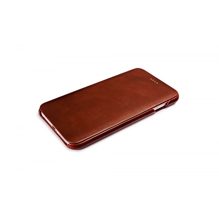 Θήκη iCarer VINTAGE Card Leather Series CURVED EDGE για iPhone 6 6s PLUS - ΚΑΦΕ