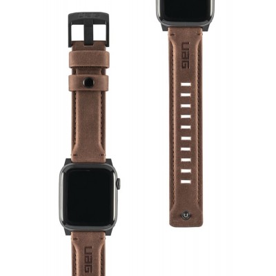 UAG Leather Strap for Apple Watch SERIES - 38mm-40mm-41mm - Brown - UA-19149B114080 