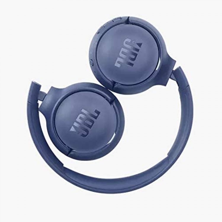 JBL by HARMAN Tune 510BT Bluetooth Ασύρματα ακουστικά Hands-Free Over Head Εργονομικά με μικρόφωνο - ΜΠΛΕ - ΗΑ-JBLT510BTBLU