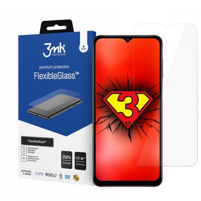 3MK Tempered Glass 7H FLEXIBLE GLASS for Samsung GALAXY A02S 2021 - CRYSTAL CLEAR