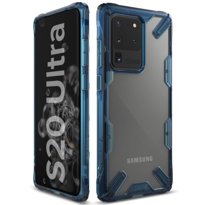 Case RINGKE FUSION X for Samsung GALAXY S20 ULTRA - BLUE