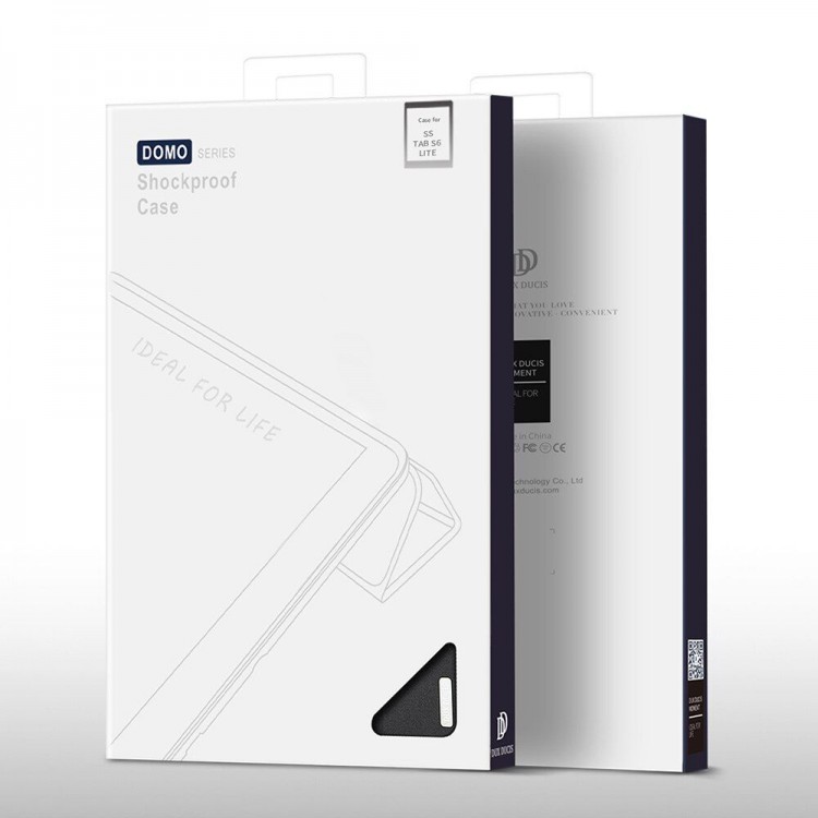 Θήκη DUXDUCIS Domo SMART cover Folio Stand,Smart Sleep για SAMSUNG GALAXY TAB S6 LITE 10.4 P610/P615 - ΡΟΖ