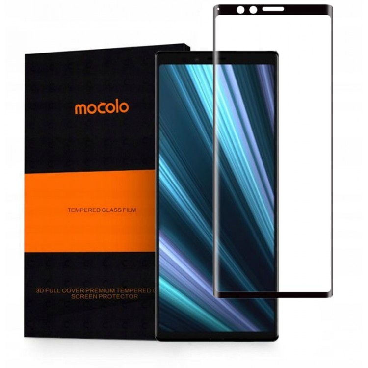 Γυαλί προστασίας Fullcover BS MOCOLO TG+3D 0.3MM Tempered Glass για SONY XPERIA 1 - ΜΑΥΡΟ 