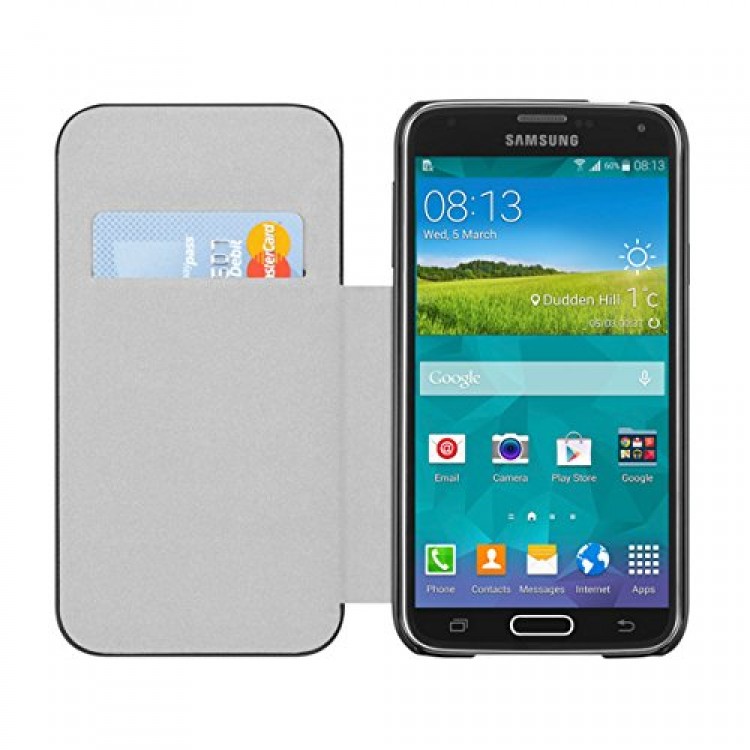 Θήκη Incipio HIGHLAND Ultra Thin Premium Folio για Samsung Galaxy S5 - ΜΑΥΡΟ - SA-535-BLK