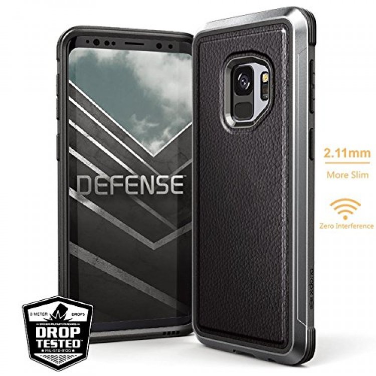 Θήκη X-DORIA DEFENSE LUX LEATHER για SAMSUNG GALAXY S9 PLUS - ΜΑΥΡΗ