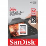 SanDisk SD Ultra 64MB 80MB Class 10 UHS-I - SDSDUNC-064G-GN6IN