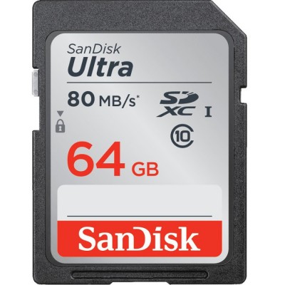 SanDisk SD Ultra 64MB 80MB Class 10 UHS-I - SDSDUNC-064G-GN6IN