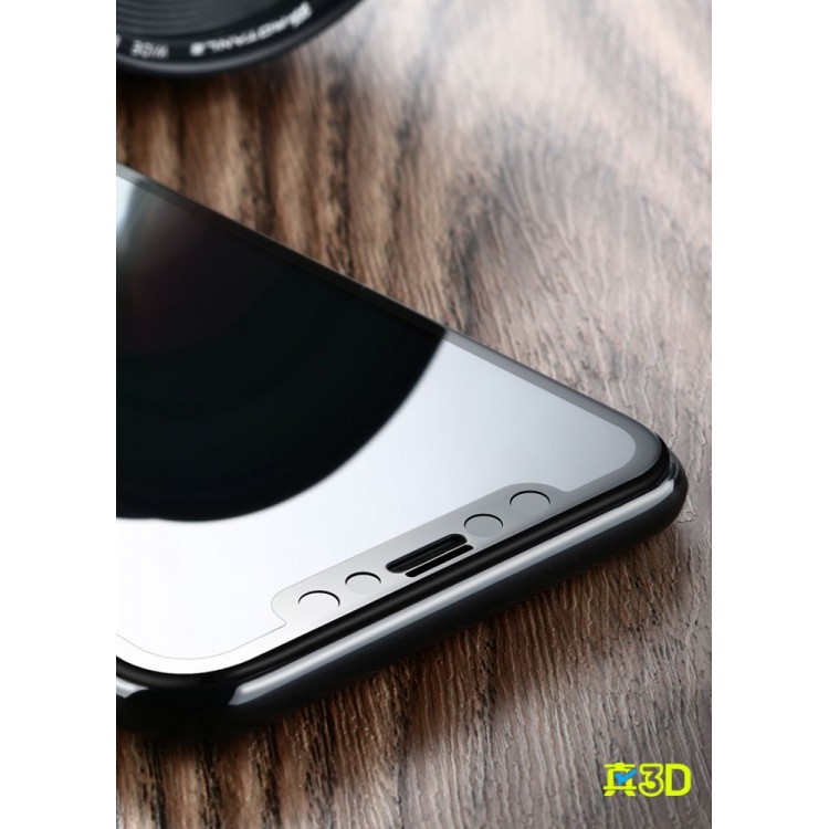 Benks Γυαλί προστασίας CURVED FULL FACE MAGIC XPRO+ 3D για Αpple iPhone X - ΜΑΥΡΟ