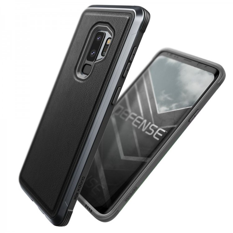 Θήκη X-DORIA DEFENSE LUX LEATHER για SAMSUNG GALAXY S9 PLUS - ΜΑΥΡΗ