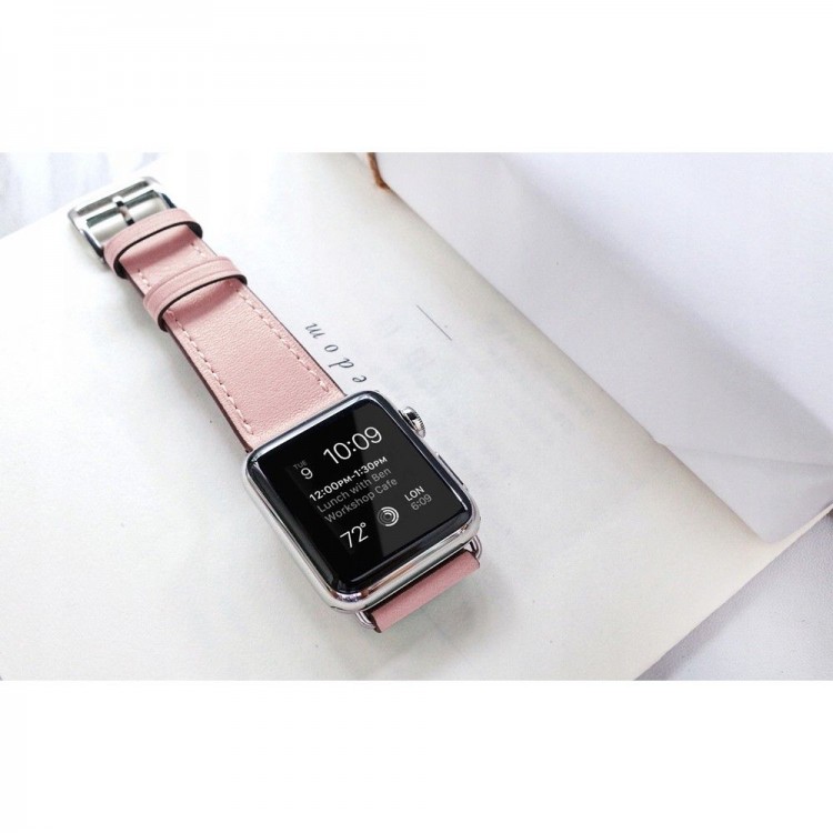 TECH-PROTECT Δερμάτινο Strap SWEETBAND για Apple Watch 1,2,3,4 - 42mm 44mm - ΡΟΖ