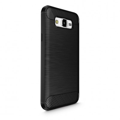 Θήκη TECH PROTECT CARBON για Samsung Galaxy J5 2015 - ΜΑΥΡΟ