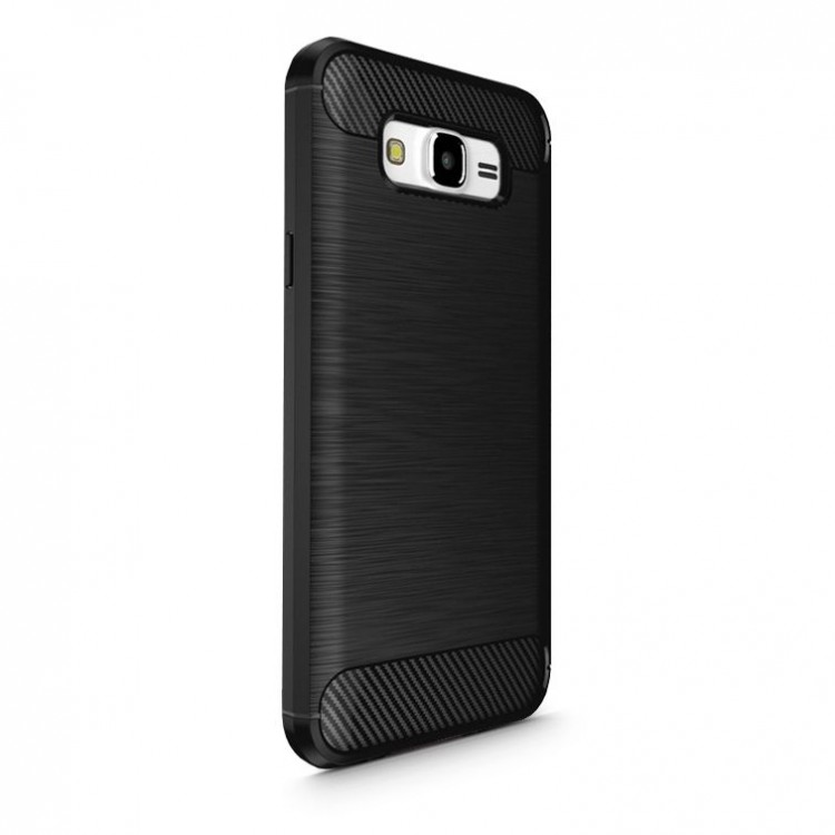 Θήκη TECH PROTECT CARBON για Samsung Galaxy J5 2015 - ΜΑΥΡΟ