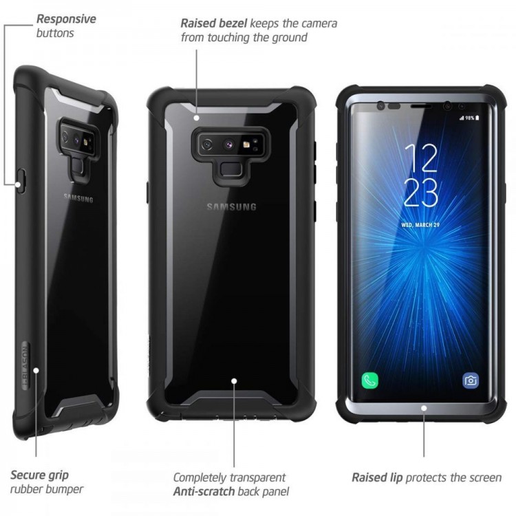 Θήκη I-BLASON SUPCASE ARES για SAMSUNG GALAXY NOTE 9 - MAYΡΗ