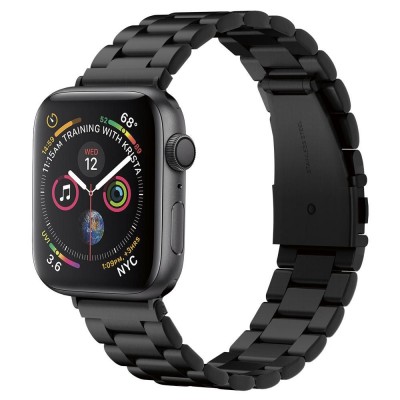 SPIGEN SGP MODERN FIT Strap stainless steel για Apple Watch SERIES - 44mm/45mm/46mm/49mm - ΜΑΥΡΟ - 062MP25403