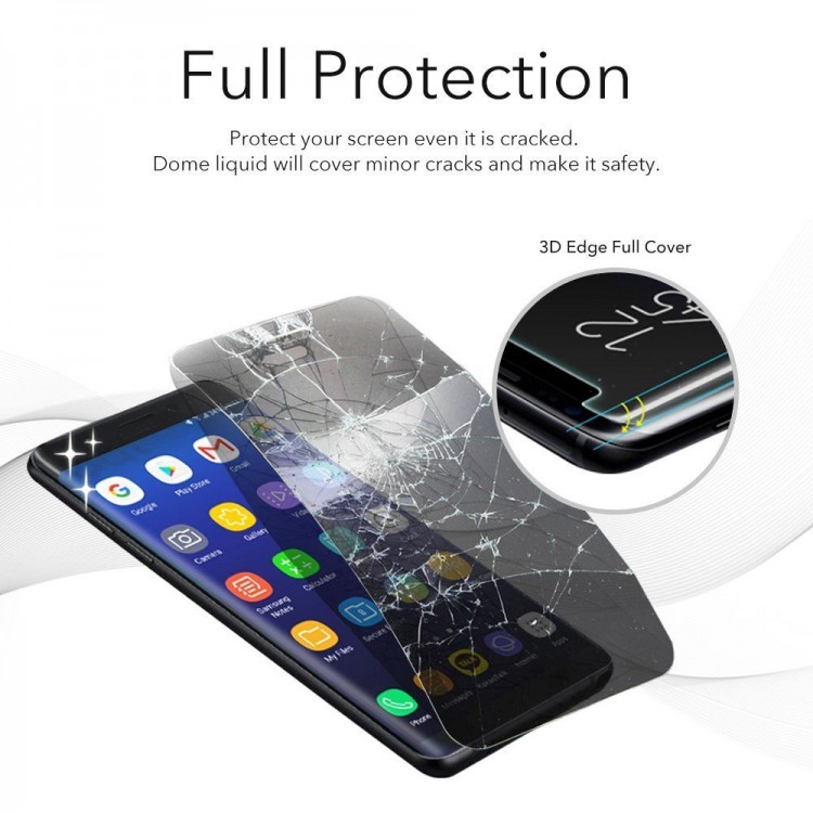 WHITESTONE DOME Γυαλί προστασίας Fullcover 3D 9H 0.33MM FULL CURVED για Samsung Galaxy S10E - ΔΙΑΦΑΝΟ