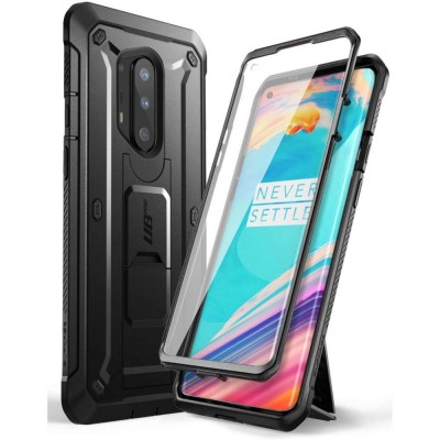 Case SUPCASE UNICORN BEETLE PRO for ONEPLUS 8 PRO with Built-in Screen Protector - BLACK