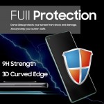 WHITESTONE DOME Γυαλί προστασίας Fullcover 3D 9H 0.33MM FULL CURVED για ONEPLUS 8 PRO - ΔΙΑΦΑΝΟ