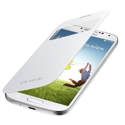 Case Samsung GENUINE Wallet Cover for Galaxy S4 EF-CI950BWEGWW - WHITE