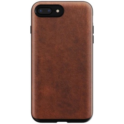NOMAD Leather Case for Apple iPhone 7 Plus, 8 PLUS Rugged rustic - BROWN - NM21LR0R00
