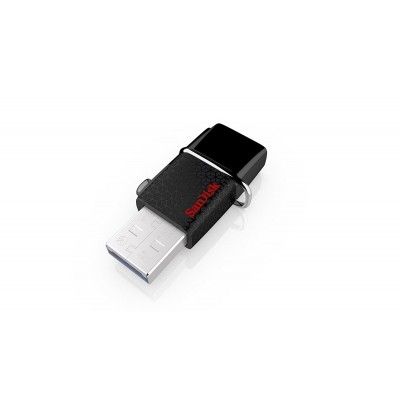SanDisk SDDD2-064G-GAM46 Dual USB Drive 3.0, OTG, 64GB - BLACK