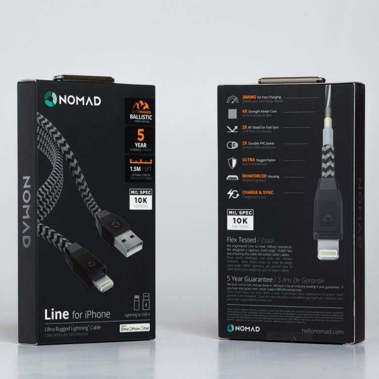 Nomad ULTRA RUGGED Lightning καλώδιο 1.5μ LINE για Apple