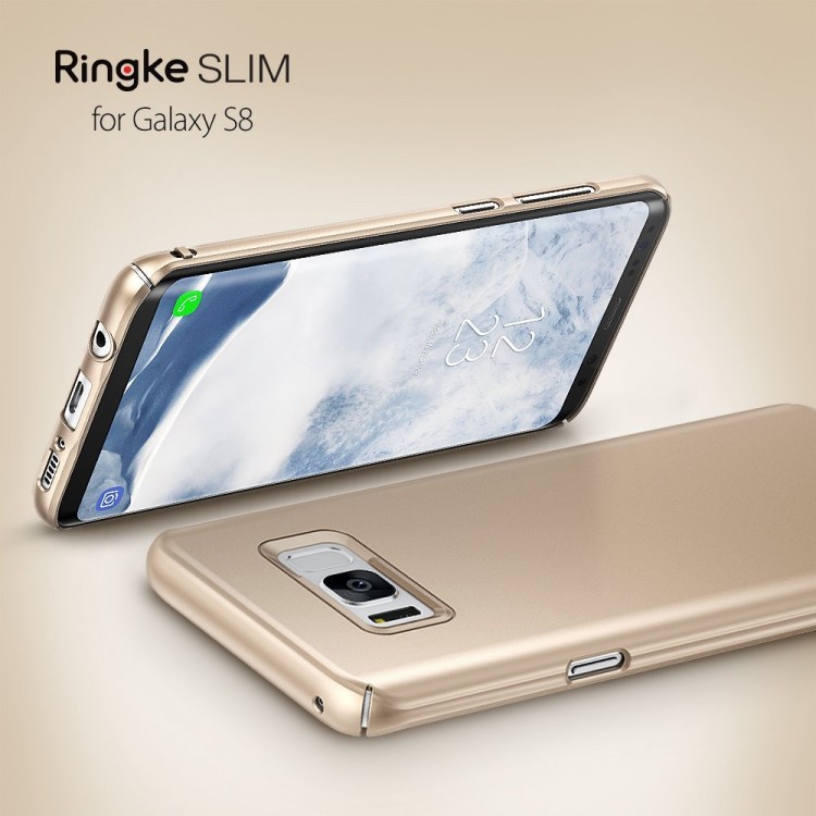 Θήκη Ringke Slim για Samsung Galaxy S8 PLUS - MAYΡΗ - RSL-GXS8P-BLK