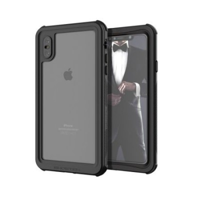 ΘΗΚΗ GHOSTEK NAUTICAL 2 ΑΔΙΑΒΡΟΧΗ για APPLE IPHONE XR 6.1 - ΜΑΥΡΟ - GHOCAS1077