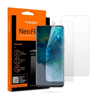 Spigen SGP Μεμβράνη προστασίας Film Neo Flex Crystal Clear για Samsung Galaxy S20+ PLUS case friendly - AFL00644 - [2 PACK]