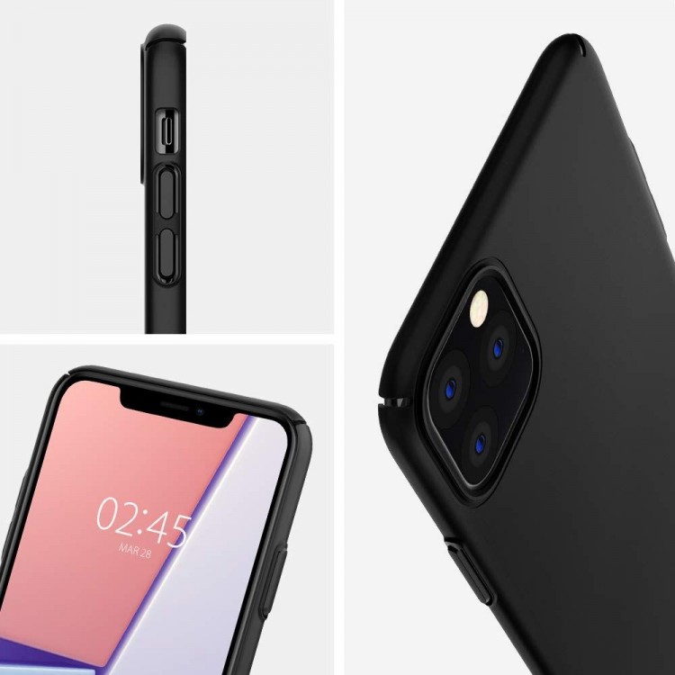 Θήκη Spigen SGP Thin Fit AIR για iPhone 11 PRO - ΜΑΥΡΟ - ACS00068
