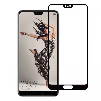 Γυαλί προστασίας Fullcover BS MOCOLO TG+3D 0.3MM Tempered Glass για HUAWEI P20 - ΜΑΥΡΟ 