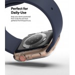 RINGKE SLIM 2-PACK Fit θήκη for Apple Watch 4,5,6,SE - 44MM - ΔΙΑΦΑΝΟ ΜΑΥΡΟ - SLAP0035