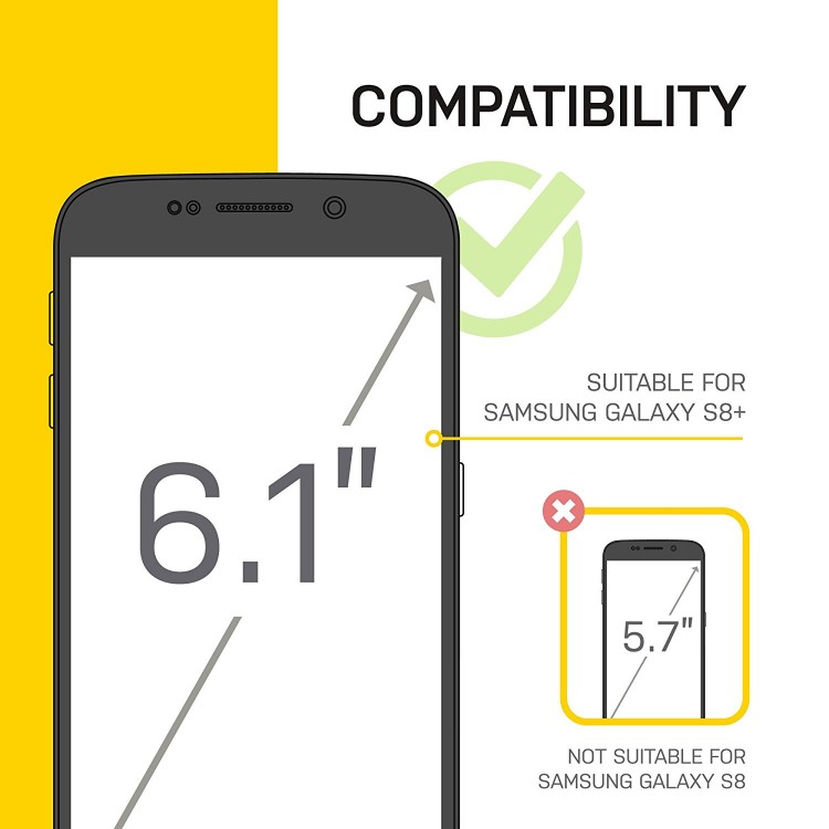 Θήκη Lifeproof FRE για Samsung Galaxy S8 PLUS Αδιάβροχη Προστασίας ΜΑΥΡΗ - 77-54833