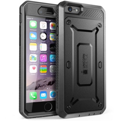 Θήκη SUPCASE UNICORN BEETLE PRO για Apple IPHONE 6 6S - ΜΑΥΡΟ - X000NB4VR5