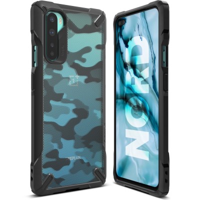 Case Ringke Fusion X for ONEPLUS Nord - BLACK Camo - RGK1242CAM