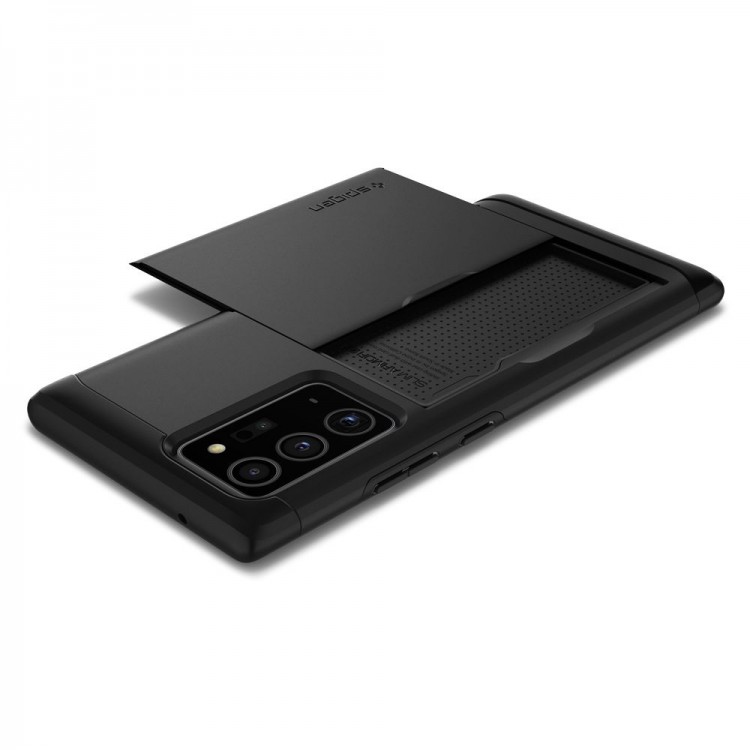 Θήκη SPIGEN SGP Slim Armor CS WALLET για Samsung Galaxy NOTE 20 ULTRA - ΜΑΥΡΟ - ACS01398