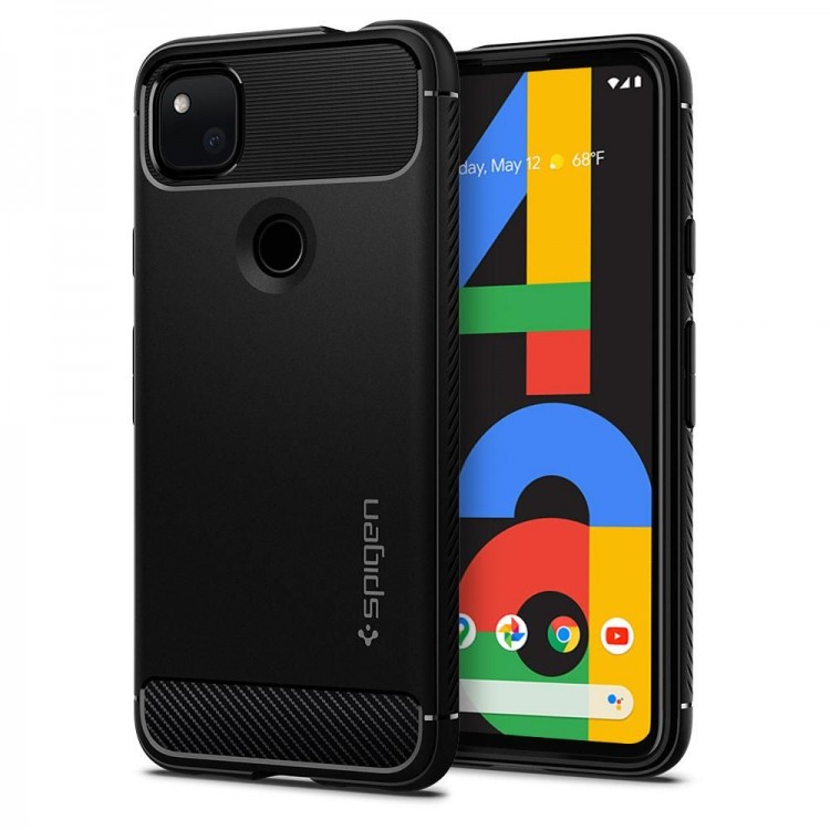 Θήκη Spigen SGP Ultra Rugged Armor για GOOGLE PIXEL 4A - ΜΑΥΡΗ - ACS01015