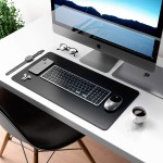Satechi Eco-Δερμάτινο DeskMate Mouse Pad Desk PAD, MOUSE PAD - ΜΑΥΡΟ - ST-LDMK