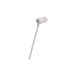 JBL by HARMAN, Ακουστικά mic Hands-Free FLAT CABLE με εργονομικά Ear Pads - ΛΕΥΚΟ - T110