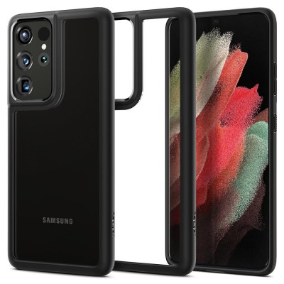 Case Spigen SGP Ultra Hybrid for Samsung Galaxy S21 ULTRA - MATTE BLACK - ACS02352